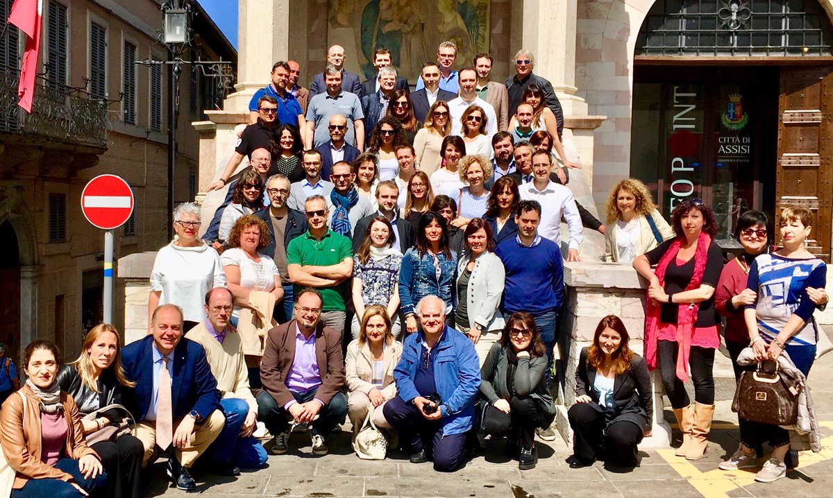 Assisi 2018 - Foto di gruppo con Vaciago